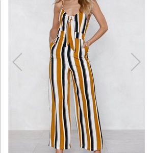 If the Stripe is Right Jumpsuit